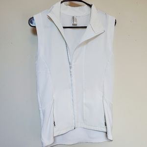 Athletic Vest Running Top White Mondetta